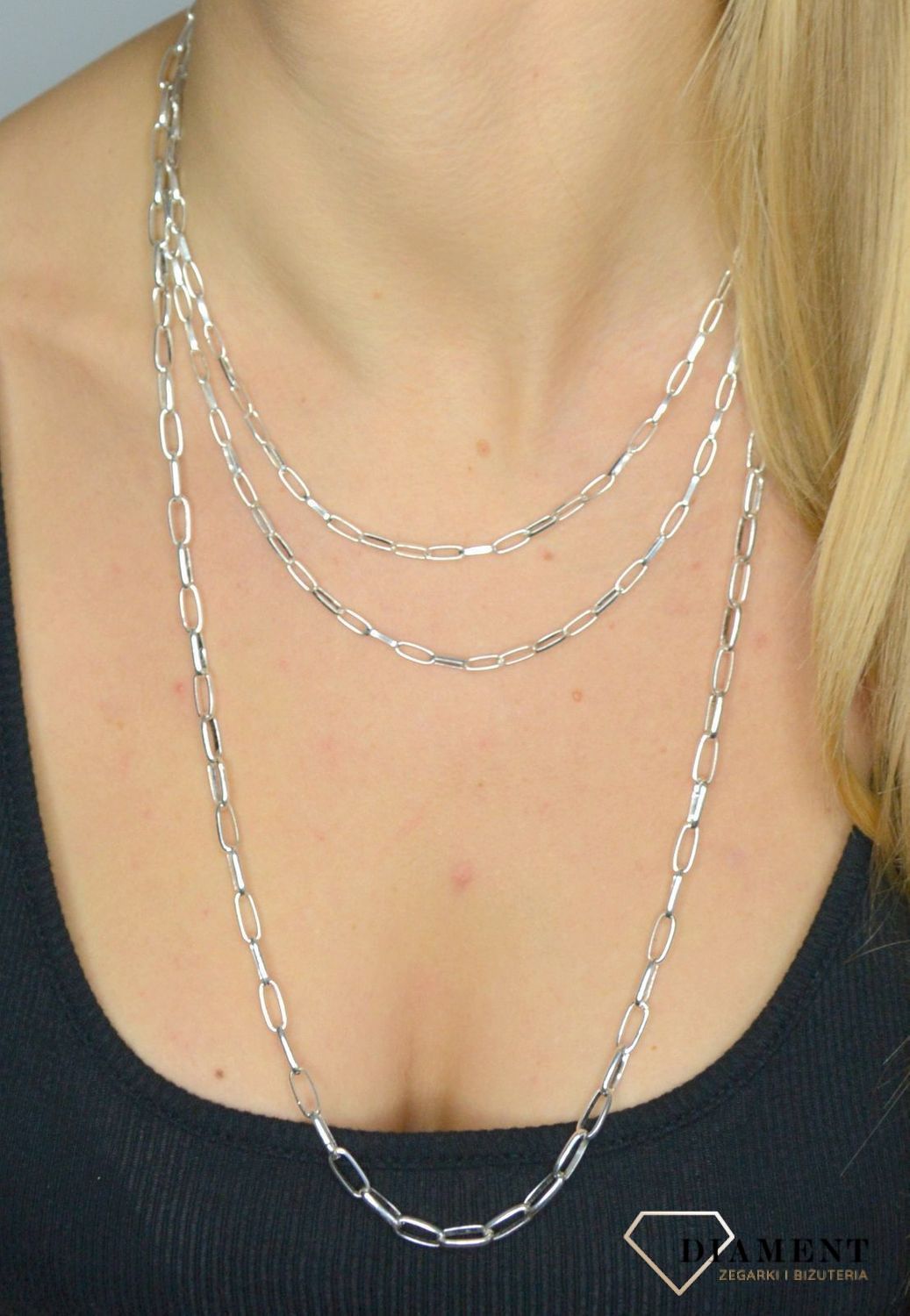 Srebrny łańcuszek 925 równe ogniwka 'Duży ankier' DIA-LAN-1712-925 3,1mm (1).jpg